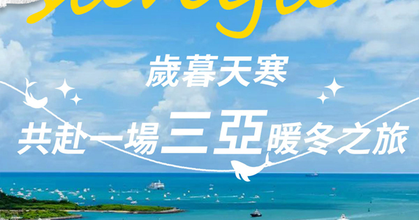 歲暮天寒,，共赴一場三亞暖冬之旅